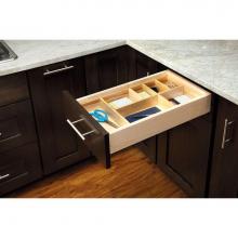 Rev-A-Shelf LD-4CT21-1 - Customizable Drop-In Cutlery Drawer Organizer