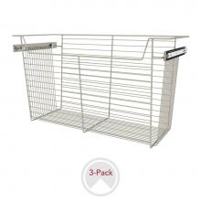 Rev-A-Shelf CBSL-301417SN-3 - 30'' W Closet Baskets for Custom Closet Systems (3-pack)