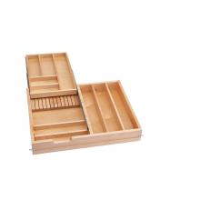 Rev-A-Shelf 4WTCD-30H-1 - Wood Base Cabinet Two-Tier Replacement Drawer System (No Slides)