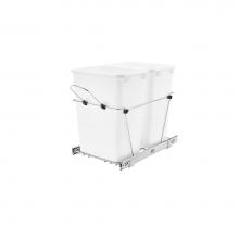 Rev-A-Shelf RV-18KD-11C S - Double 35 Qrt Pull-Out Waste Containers
