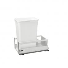 Rev-A-Shelf TWCSD-1550DM-1 - Tandem Pull Out Waste/Trash Container w/Soft Close and Servo Drive System