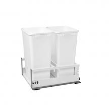 Rev-A-Shelf TWCSC-2150DM-2 - Tandem Pull Out Waste/Trash Container w/Soft Close