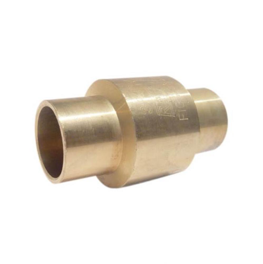 1-1/2 IN 200# WOG,  Forged Brass Body,  Solder Ends,  Spring Loaded