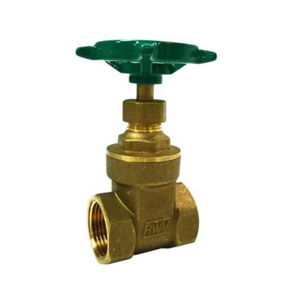 1/2 IN 200# WOG,  Cast Brass Body,  Threaded Ends,  Non-Rising Stem