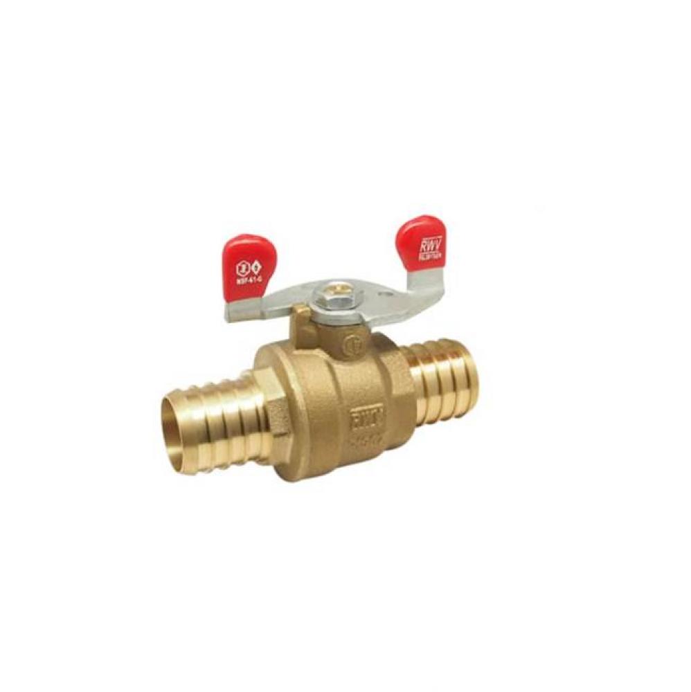 AB PEX BALL VALVE WING HANDLE