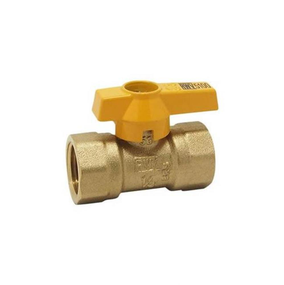 1/2 IN 175# PSI,  1-piece Brass Body,  Threaded Ends,  CSA 1/2 psig