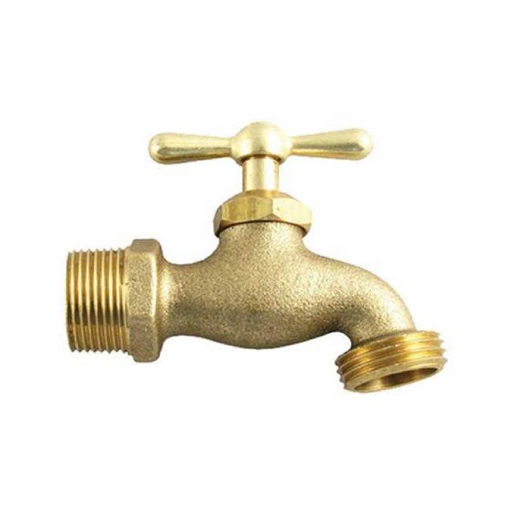 1/2 IN 125#CWP,  Brass Body,  End Connection:,  Male Thd. (with CxC)* x