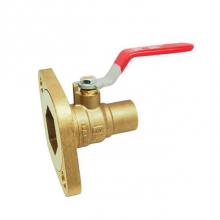 Red-White Valve 670779700311 - 2 IN Pump Flange Ball Valve,  Fixed Flange Design Solder x Flange