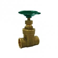 Red-White Valve 670779258041 - 1/2 IN 200# WOG,  Brass Body,  Solder Ends,  Screw In Bonnet