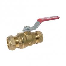 Red-White Valve 670779432052 - 3/4 IN 600# WOG*,  Brass Body,  Compression Ends,  Teflon Seats