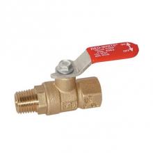 Red-White Valve 670779583020 - 1/4 fnpt x 1/4 mnpt IN 150# WSP,  600#WOG,  1/4'' FNPT x 1/4''MNPT,  Forged Br