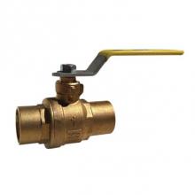 Red-White Valve 670779449043 - 1/2 IN 150# WSP,  600# WOG,  Brass Body,  Solder Ends