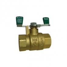 Red-White Valve 670779705316 - 3/4 IN 150# WSP/600# WOG Brass Body,  Threaded Ends,  Chrome-Plated Ball,  PTFE Seats