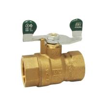 Red-White Valve 670779716343 - Low Lead Brass Full Port Ball W/S.S. Wing Handle And Nut