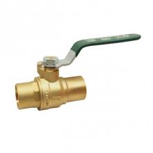 Red-White Valve 670779419077 - 1 1/4 IN 150# WSP/600# WOG Brass Body,  Solder Ends,  Chrome-Plated Ball,  PTFE Seats