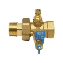 Red-White Valve 670779714319 - Dzr Brass Union W Air Vent & Test Port 1 1/2