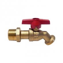 Red-White Valve 670779315041 - 1/2 IN 125#CWP,  Brass Body,  No-Kink Spout,  Male Thd. x Hose (with CxC)*