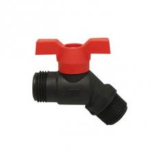 Red-White Valve 670779302058 - 3/4 IN 125 CWP,  Polypropylene Hose Bibb,  Unobstructed Waterway,  Double ''O'&apos
