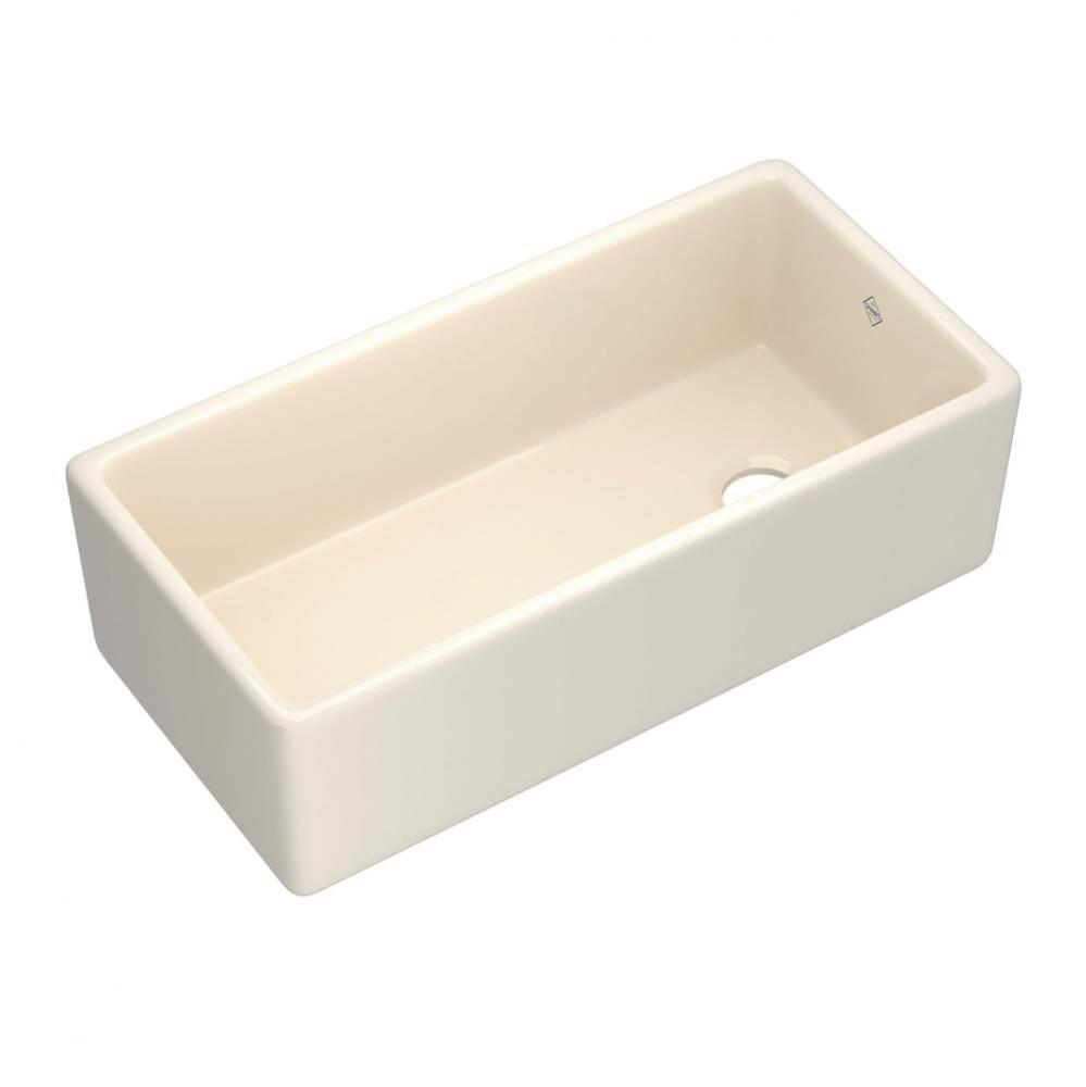 36'' Shaker Single Bowl Apron Front Fireclay Kitchen Sink