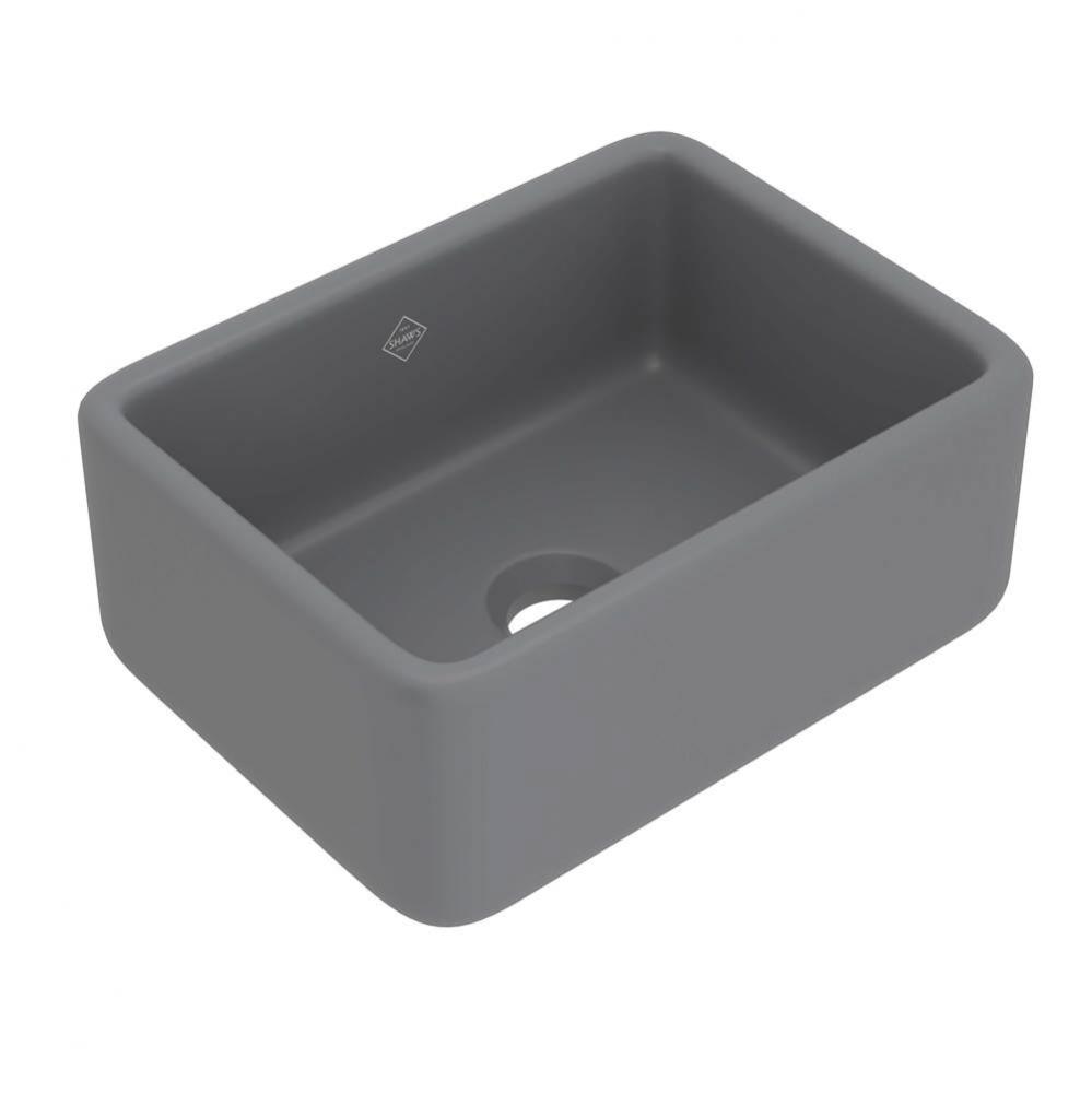 24'' Lancaster Single Bowl Farmhouse Apron Front Fireclay Kitchen Sink