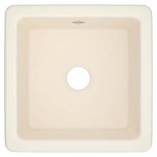 Shaws RC1818PCT - 18'' Shaker Single Bowl Square Fireclay Bar/Food Prep Kitchen Sink