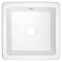 Shaws RC1818WH - 18'' Shaker™ Single Bowl Square Fireclay Bar/Food Prep Kitchen Sink