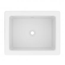 Shaws SB1814WH - Shaker Rectangular Undermount Or Drop In Lavatory Fireclay Sink