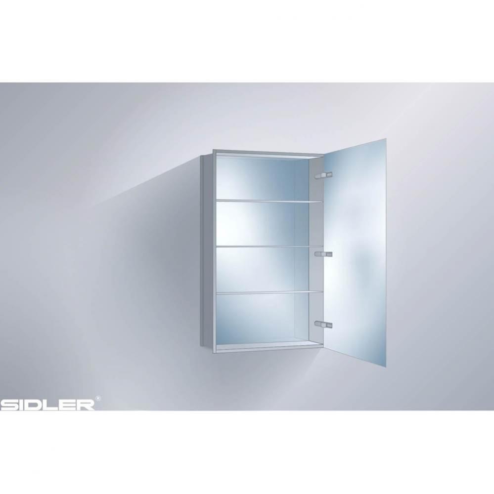 Modello Bathroom Cabinet-W19-H31-D6-non-el