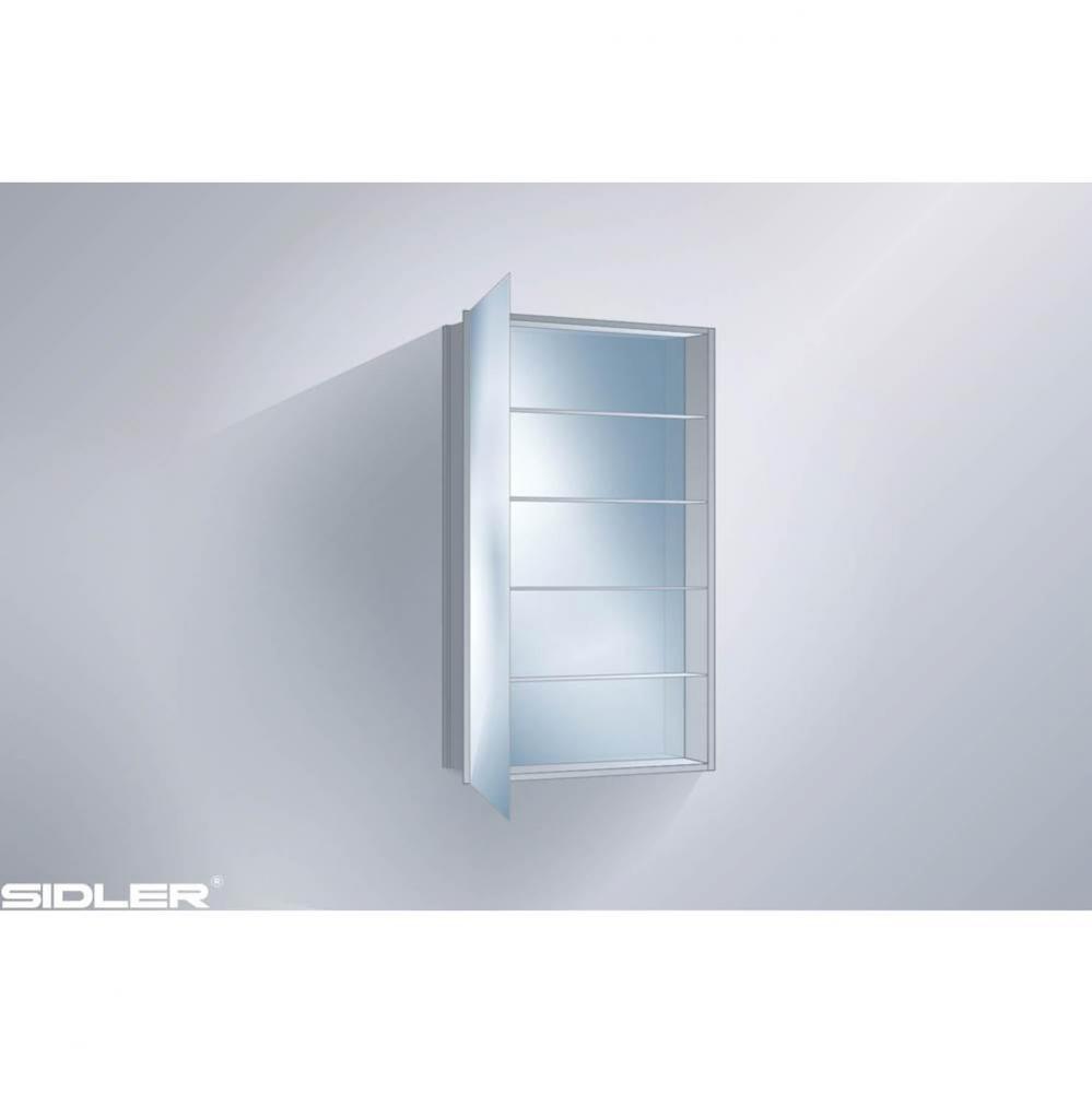 Modello Bathroom Cabinet-W19-H40-D4-non-el