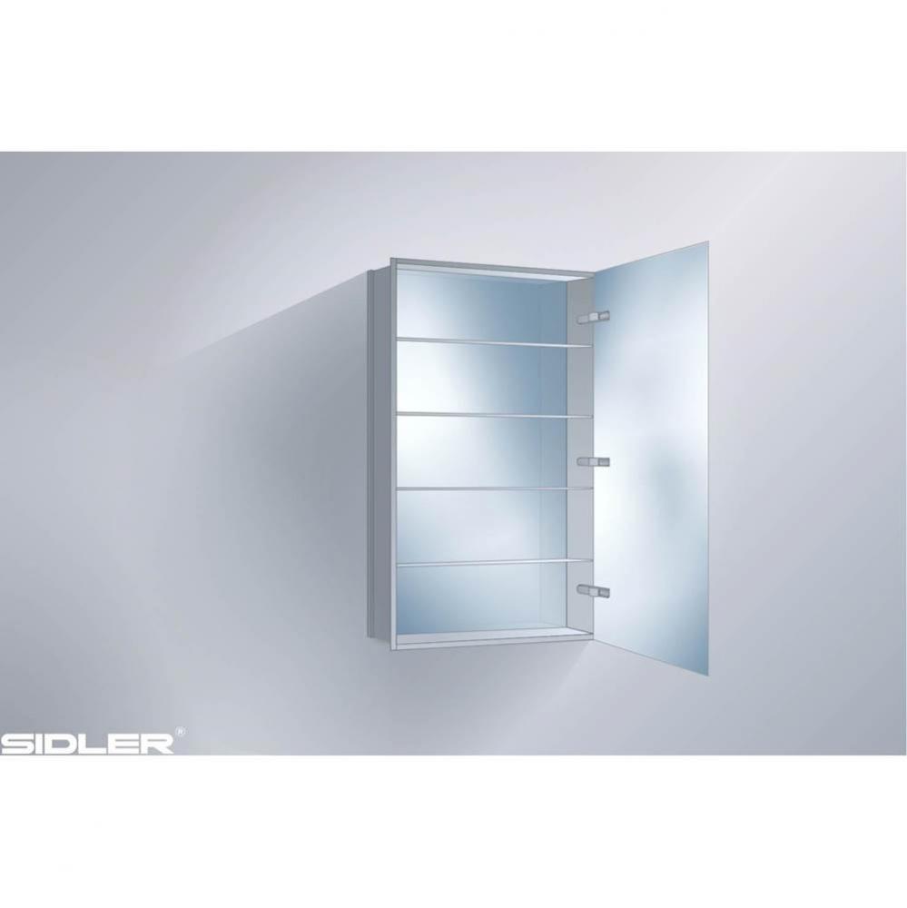Modello Bathroom Cabinet-W19-H40-D6-non-el
