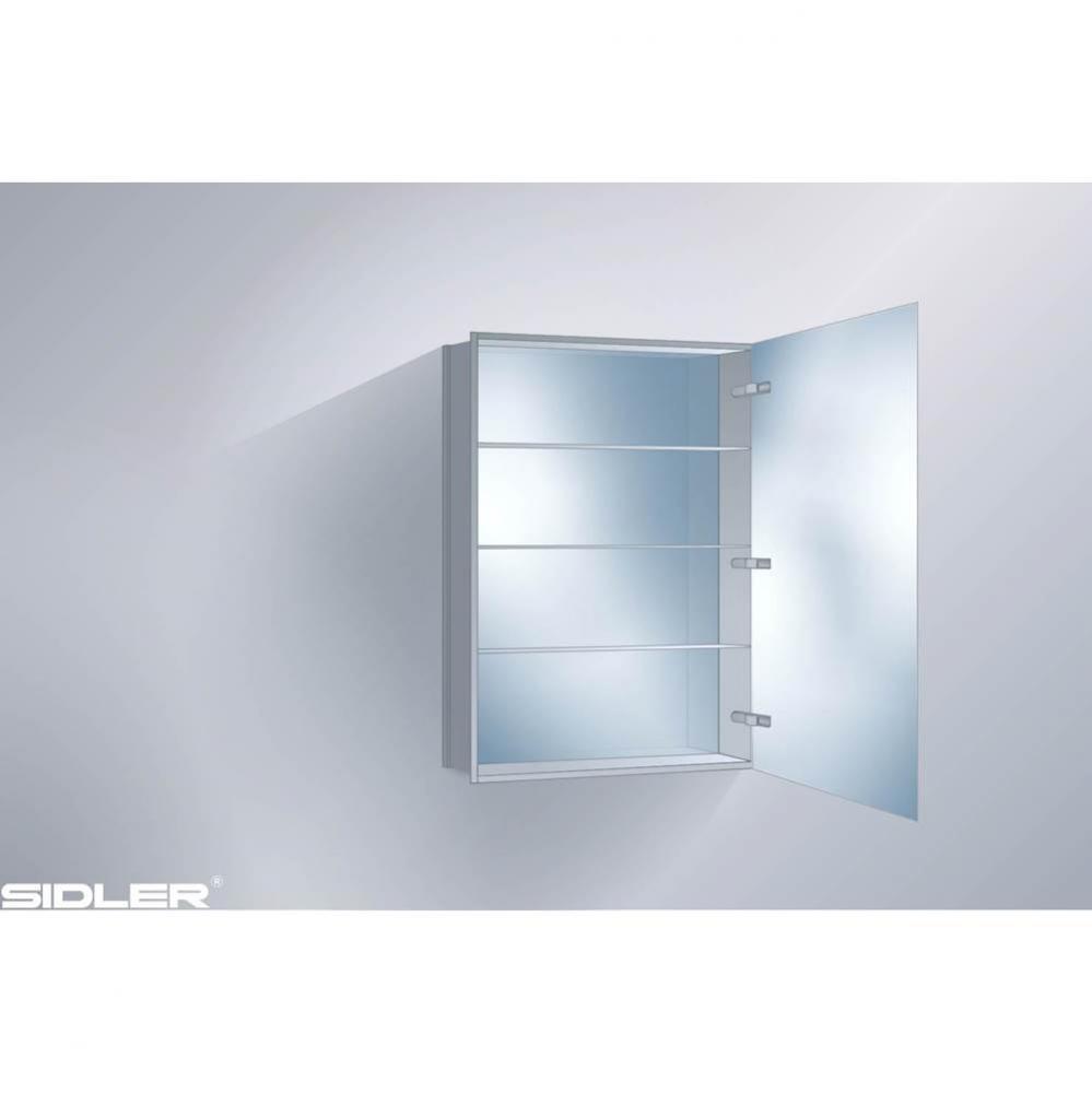 Modello Bathroom Cabinet-W23-H31-D6-non-el