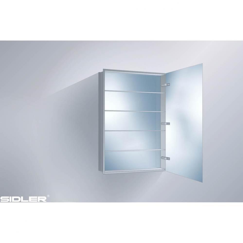 Modello Bathroom Cabinet-W23-H40-D4-non-el