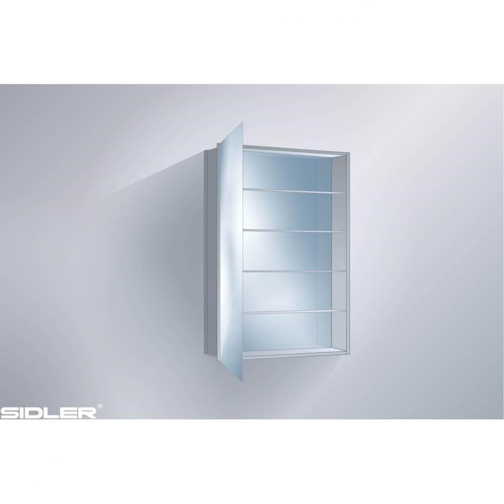 Modello Bathroom Cabinet-W23-H40-D6-non-el