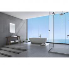 Sidler International 1.474.010 - Diamando Bathroom Cabinet 1/15 1/4''/L LED-MB