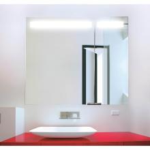 Sidler International 1.479.010 - Diamando Bathroom Cabinet 2/35 1/4''/L AS LED-MB