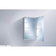 Sidler International 10.19316.000 - Modello Bathroom Cabinet-W19-H31-D6-non-el