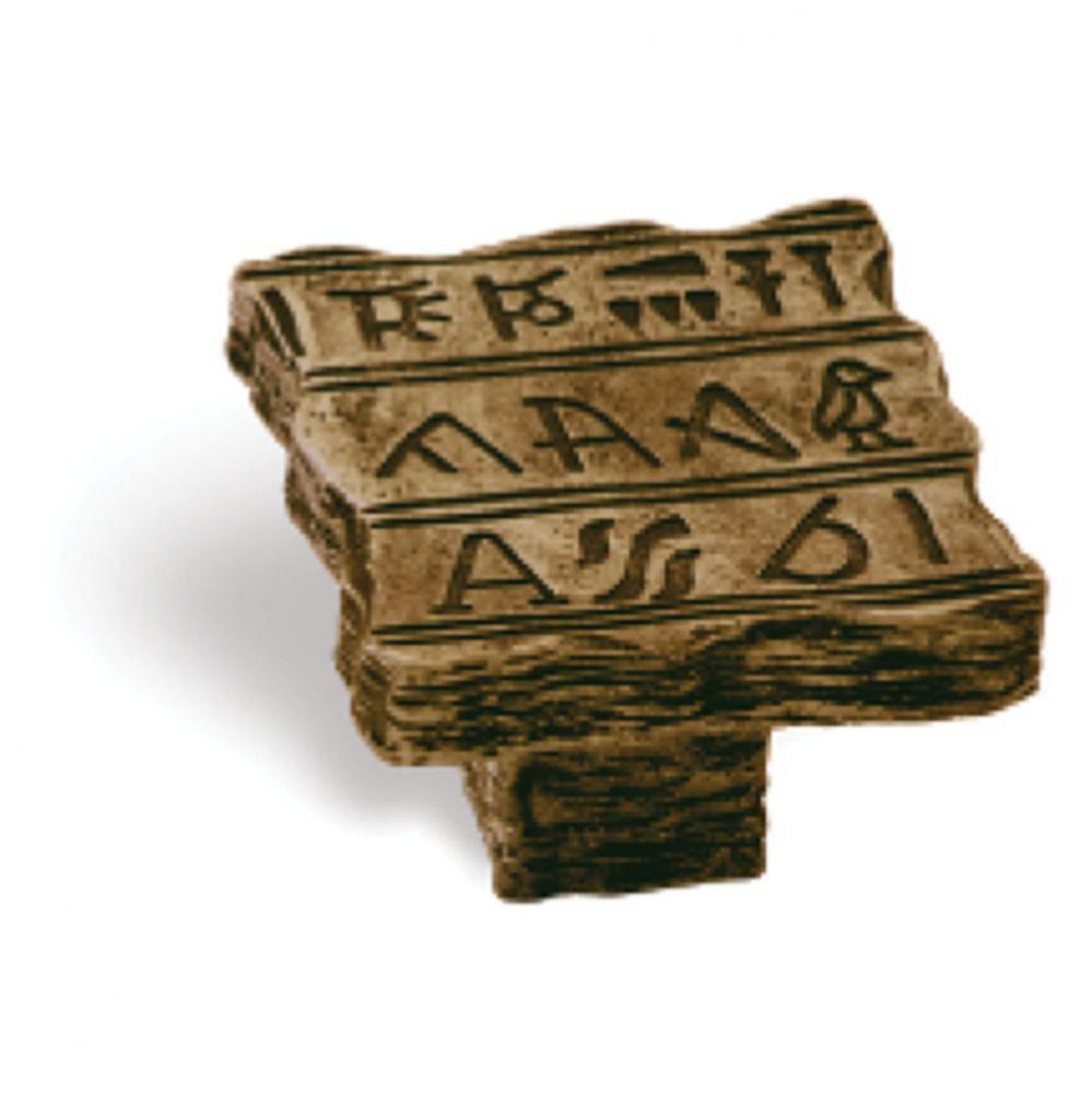 H100-48MM KNOB HIEROGLYPHICS