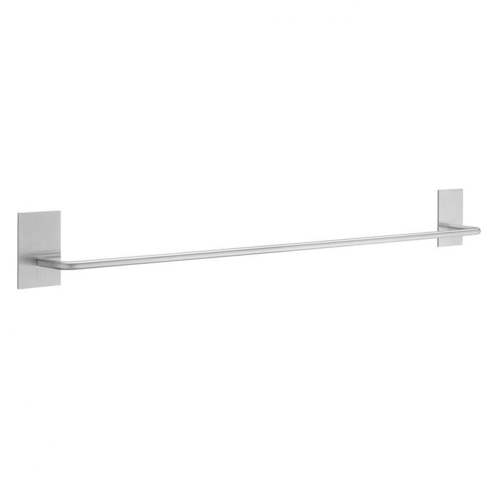 Self adhesive 22.5'' towel bar brushed stainless steel - rectangle