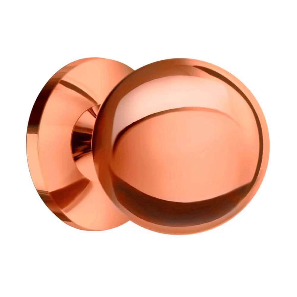 KNOB POLISHED COPPER FINISH 1''