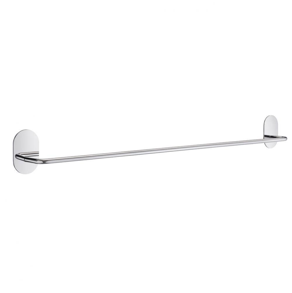 Self adhesive 22.5'' towel bar polished stainless steel - oval