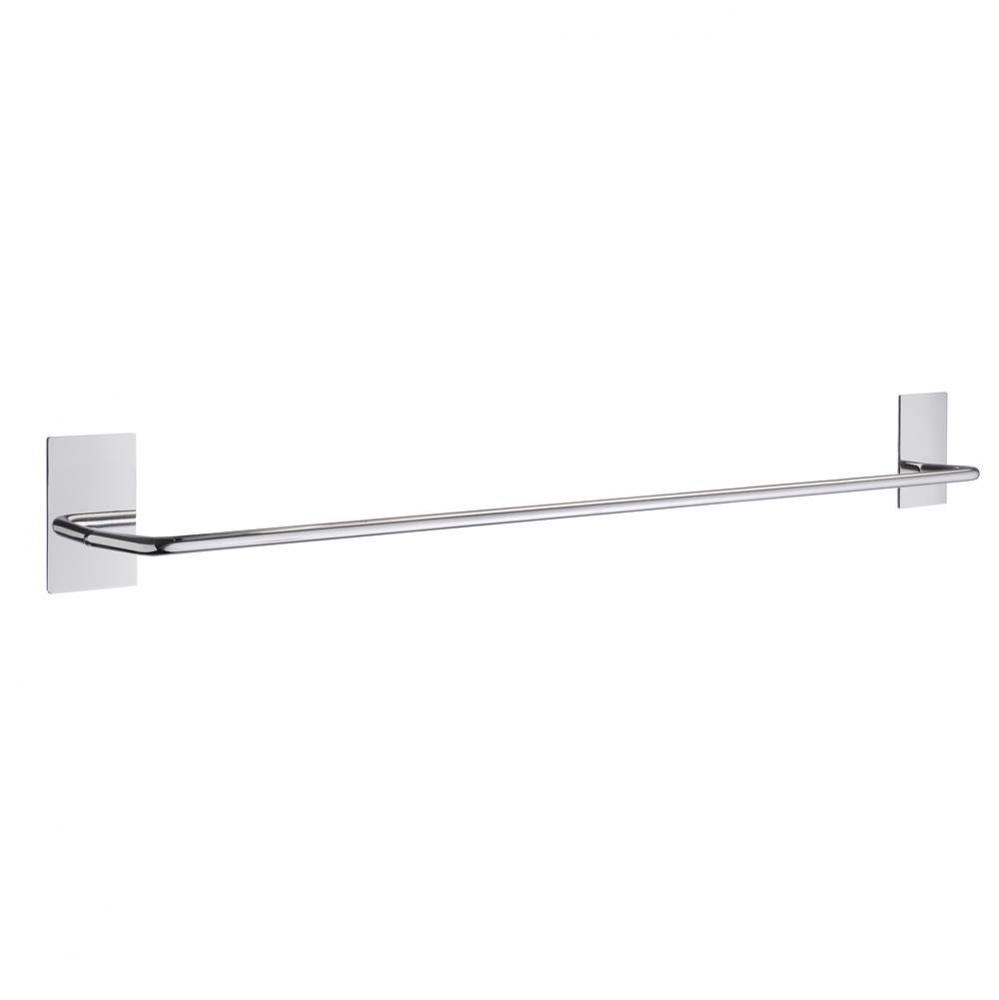 Self adhesive 22.5'' towel bar polished stainless steel - rectangle