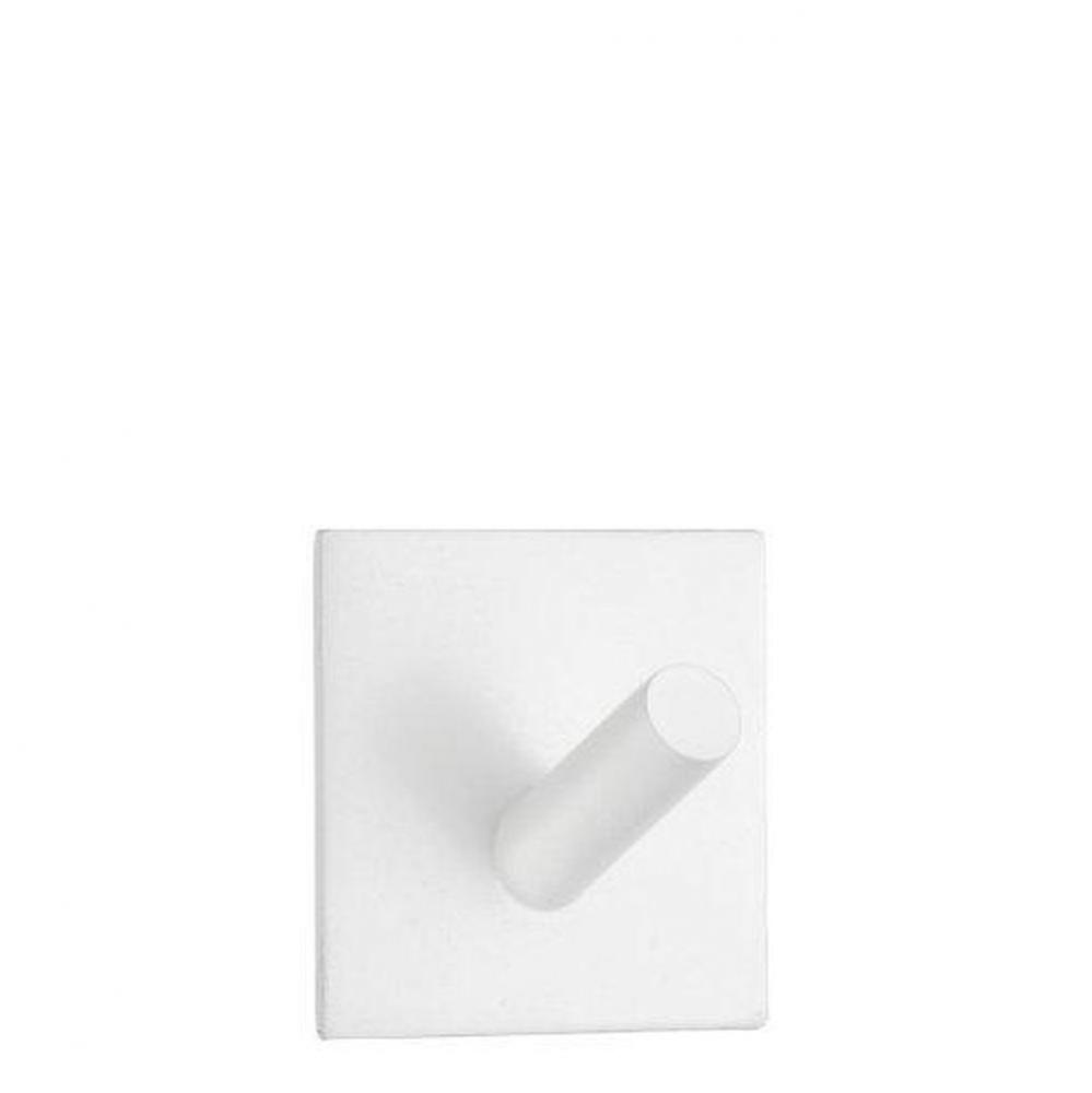 Self-Adhesive Hook White Stainless