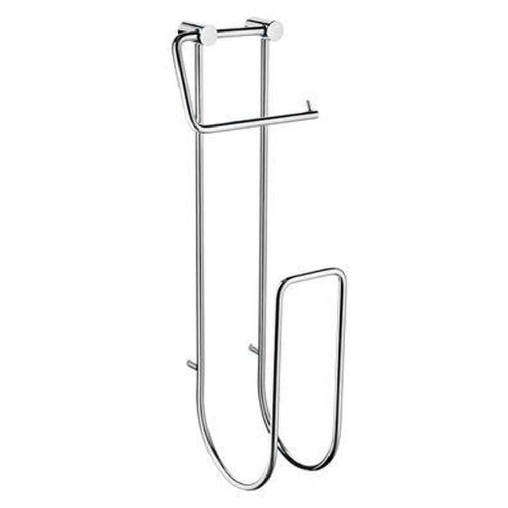Toilet Roll Holder W/ Spare Wall Mount - Pc Height