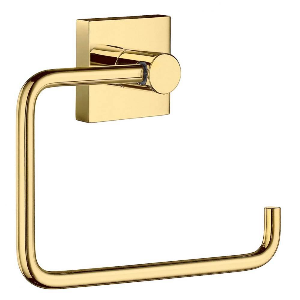 HOUSE EURO STYLE TOILET PAPER HOLDER POLISHED BRASS