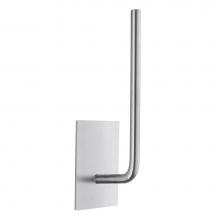 Smedbo B1037 - Self adhesive spare toilet paper holder brushed stainless steel - rectangle