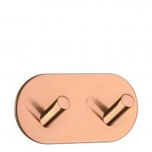 Smedbo BC1091 - Double Hook Polished Copper