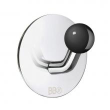 Smedbo BK1084 - Design Single Hook Stainless Polished/Black
