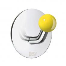 Smedbo BK1089 - Design Single Hook Stainless Polished/Yellow