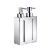 Smedbo FK258 - Outline Soap Dispenser Wall Mount 2 Pumps
