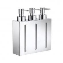 Smedbo FK259 - Outline Soap Dispenser Wall Mount 3 Pumps